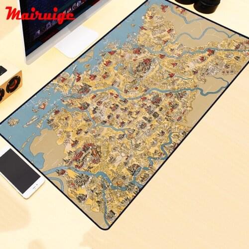 Mairuige Large Map Mouse Pad Gaming Room Accessories XXL Gamer Computer Decoration Anime Mousepad PC Desk Mat Keyboard Table Pad