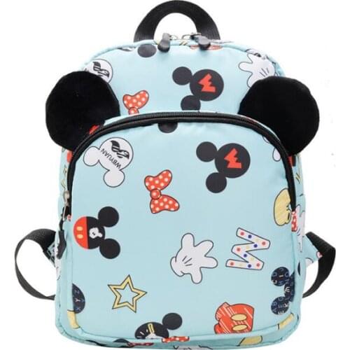 Disney mickey mouse children cartoon Minnie backpack girl boy handbag school bag