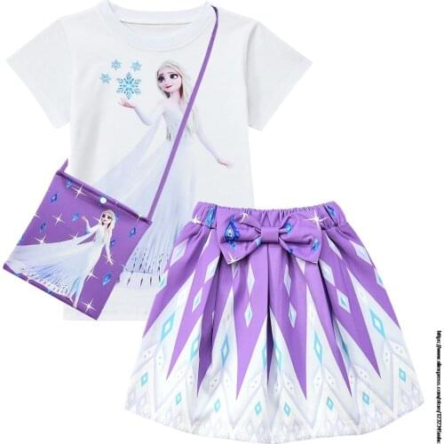 Disney Girls Dress Summer Style Kids Clothing Baby Birthday Party Christmas Carnival Princess Costumes For Children 3-10Y