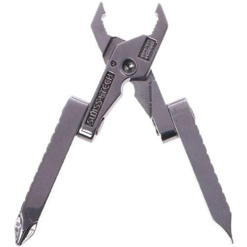 G8DA 6 in 1 Multi - function Outdoor Tool Clamp Mini - pliers Micro Multitool Keychain Portable Folding Tool EDC Equipment Gear