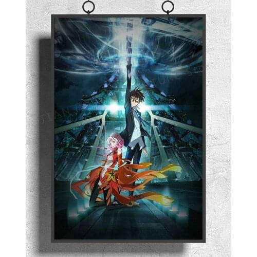 H121 Guilty Crown Wall Sticker Silk Poster Art Home Decoration