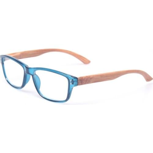 Reading Glasses Quality Fashion Readers Spring Hinge With Wood-look Temple Presbyopia Glasses +0.50 to +600