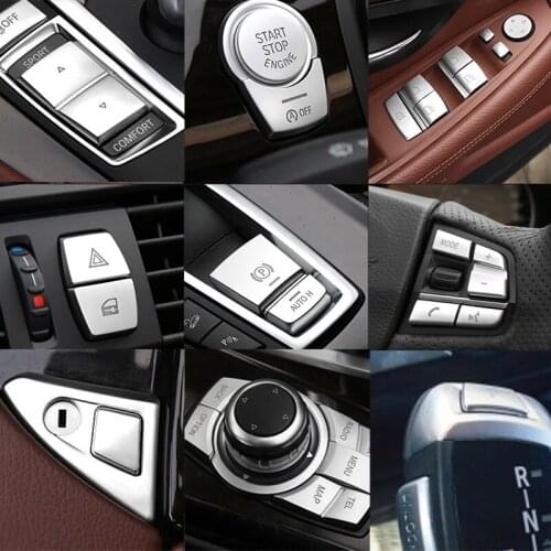 Car interior Handbrake button multimedia start button compatible with BMW 5 series for 6 series 7 series gt x3 x4 x5