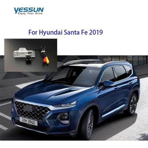 Yessun License Plate Rear View Camera 4 LED Night Vision 170 Degree HD For santa fe For Hyundai Santa Fe 2019