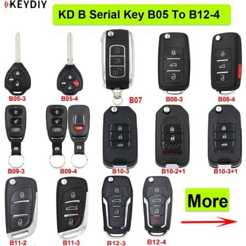 KEYDIY B Series KD Remote Key B05-3 B05-4 B07 B08-3 B08-4 B09-3 B09-4 B10 B11 B12-3 B12-4 For KD900 KD-X2 KD900+ Mini KD