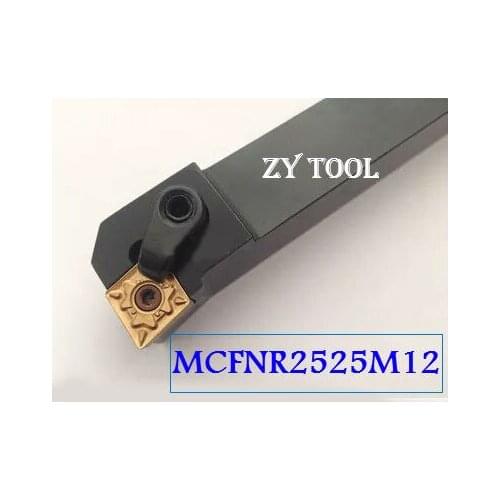 MCFNR2525M12, Metal Lathe Cutting Tools Lathe Machine CNC Turning Tools External Turning Tool Holder M-Type MCFNR/L
