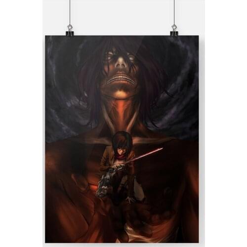 Mikasa Ackerman Attack on Titan Anime Manga Home Decor Canvas Painting Wall Picture Living Room Decoration Art Poster Print