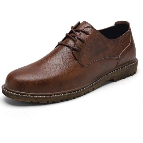 Мужские кожаные туфли MLEAM China At AliExpress