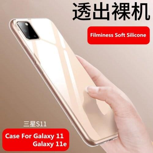Filminess Soft Silicone Back Cover for Samsung Galaxy S11 S11e Case Phone Housing High Transparency Luxury Coque Fundas Capa