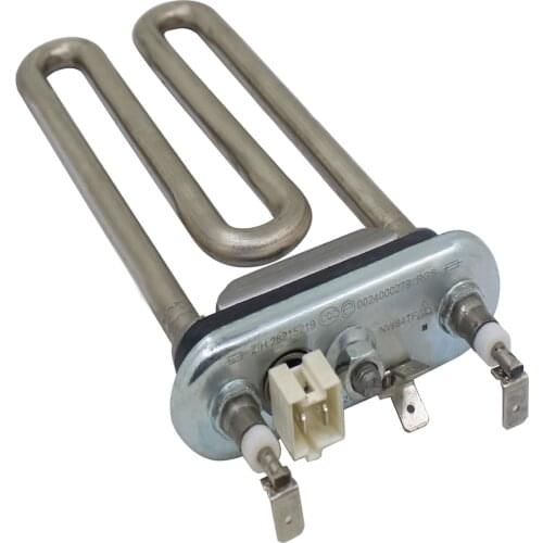 Temperature control water heating tube electric water heater parts washing machine heating element with sensor stainless