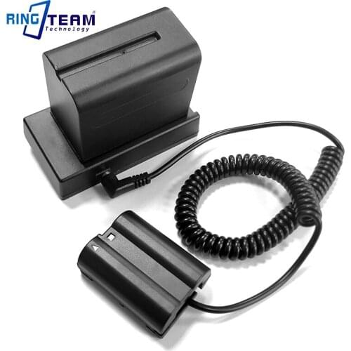 NP-F970 F750 Battery Holder Mount Plate with EP-5B DC Coupler for Nikon 1V1 D7200 D7100 D7000 D810 D810A D800 D800E D750 D850