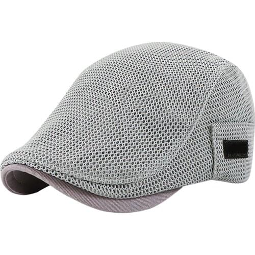 Men Women Outdoor Comfortable Peaked Cap Adjustable Buckle Summer Fashion Solid Flat Warm Winter Thickened Breathable Mesh