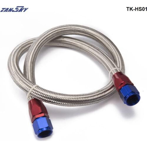 Universal Oil Feed Kit 1meter Stainless Steel Braided hose - AN10 fittings TK-HS01