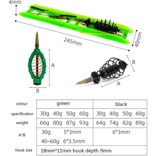 WXTF Fishing Bait Cage Fishing Lure Small Bait Cage With Hook Fishing Trap Basket Feeder Holder Fishing Gear Fishing Tackle