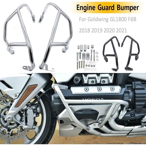 Motorcycle Engine Guard Crash Bar Bars Bumper Protector For HONDA Gold Wing 1800 GL1800 F6C GoldWing GL-1800 F6B 2018-UP 2020
