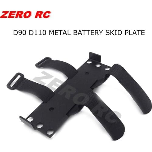 1/10 RC Car Gelande 2 D90 FULL METAL Battery Skid Plate Carrier Holder With 2 Strip For RC4WD Defender D90 D110