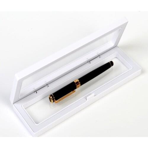 100pcs 180*70*20mm size Clear PET Membrane box Holder Floating Display Case Earring Gems Ring Jewelry Suspension Packaging Box