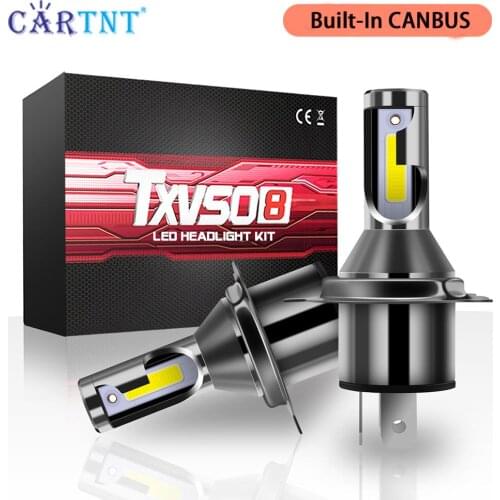 2PCS Surper Bright Latest Diode Lamp H4 LED Headlights Bulbs For Car Hi/LO Universal Auto COB 6000K 110W 30000LM Led Car Lights