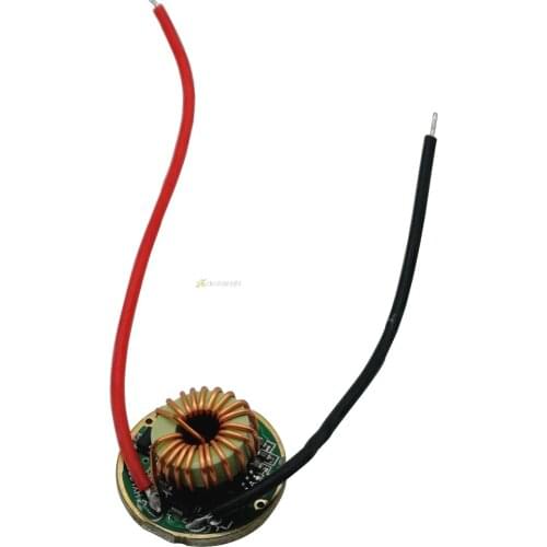 2PCS 20mm XM-L T6 LED Driver 12V Input (DC3-12V) Output DC3-3.7V 2.5-2.8A 5 Modes For Cree XML XM-L2 Lighting Transformers