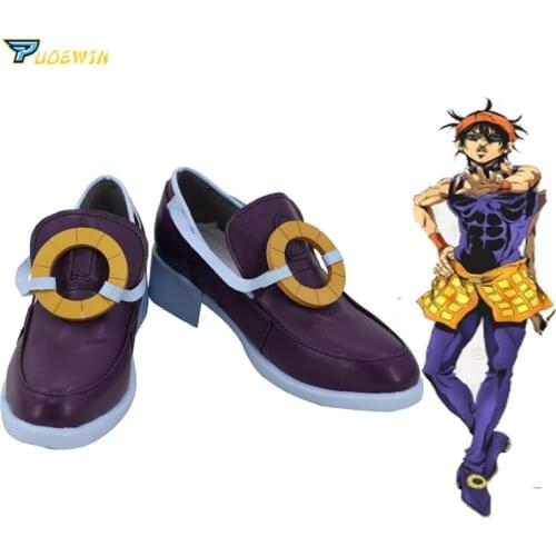 JoJos Bizarre Adventure Ghirga Narancia Cosplay Shoes Custom Made Boots