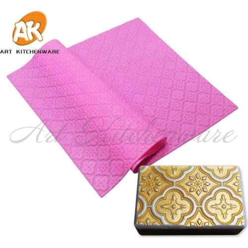 Big Lattices Lace Mat for Wedding Cake Decorating Silicone Cake Mold Fondant Cake Decorating Tools Border Decoration Lace Mold