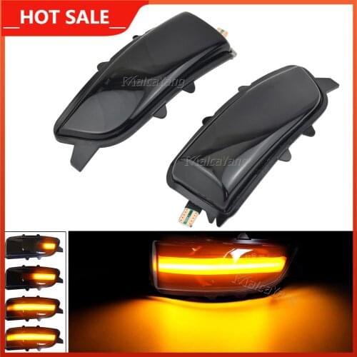 For Volvo C30 C70 S40 S60 V40 V50 V70 2008- 2010 Car LED Dynamic Turn Signal Light Side Rearview Mirror Indicator Blinker Lamp