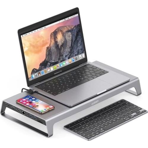 Hdd Docking station 11 in 1 Hubs Adapter Connector Multi Function base For Macbook Notebook Computer Hub Wireless Charging