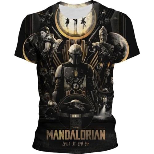 The Mandalorian Baby Yoda T shirt Men Women Children Star Wars 3D Print T-shirt Summer Streetwear Boy Girl Kids Tops Cool Tee