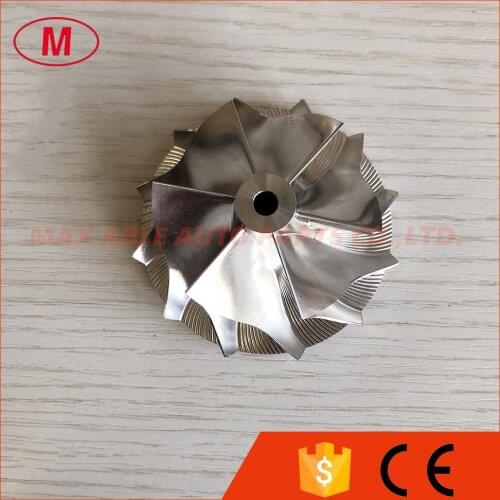 GT15-25 49.50/63.00mm 6+6 blades high performance turbocharger billet/milling/aluminum 2618 compressor wheel