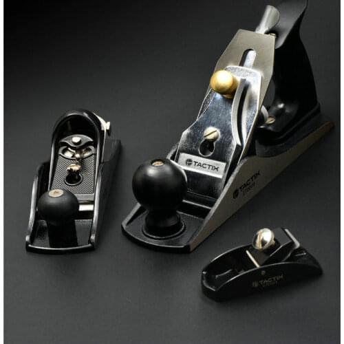 HQ DIY Woodworking 45# Alloy Steel Plane Carpenter Plane with T10 Fine Adjustable Sharp Edge Blade and Ergonomic Handle