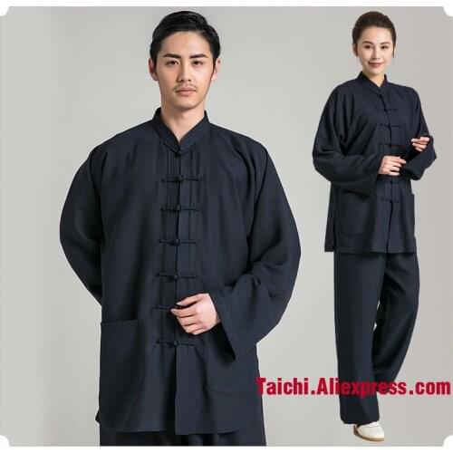 Chinese Traditional Tai Chi Uniforms Kung Fu Clothing Martial Art Clothes Unisex 5 Clolors XXS XS S M L XL XXL XXXL