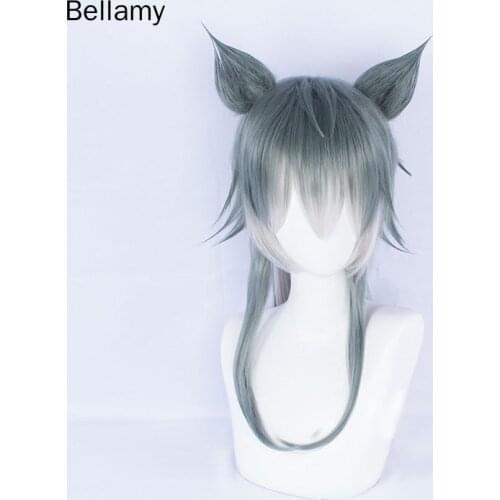 Anime BEASTARS Legoshi Cosplay hairwear Smoky Gray Cosplay Wig +Wig Cap