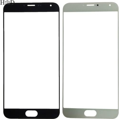 Mobile Front Glass Panel For Meizu MX5 Phone Outer Screen Glass Lens LCD Outer Glass Replacement Repair Part With OCA Glue