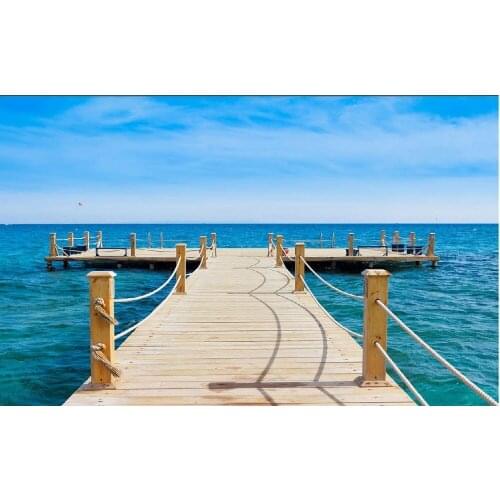 Custom photo wallpaper 3D stereoscopic Mediterranean Sea Wallpaper mural photo wallpaper Home Decoration