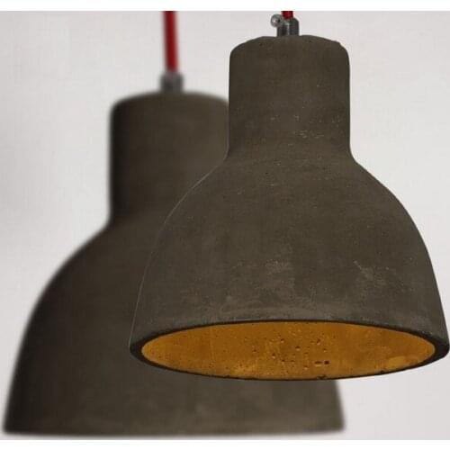 Industrial Vintage Loft Cement Droplight Retro LED Pendant Light Fixtures For Dining Room Hanging Lamp Home Decor Lighting