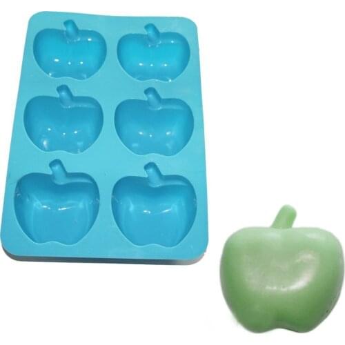 Apple Soap Chocolate Muffin Cupcake Candle Candy Silicone Mold Bakeware Pan