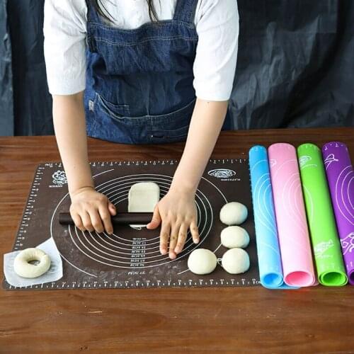 Silicone Non-Stick Silicone Thickening Mat Rolling Dough Liner Pad Pastry Cake Bakeware Paste Flour Table Sheet Kitchen tool 99