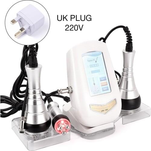 3 in 1 40K Cavitation Ultrasonic Body Slimming Machine RF Multipolar Facial Skin Rejuvenation Beauty Machine Weight Machine Loss