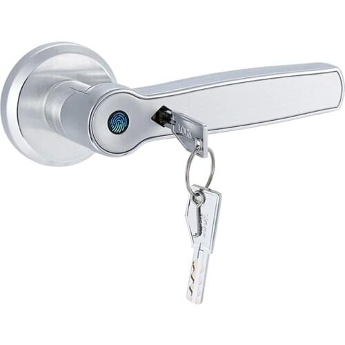 Smart Door Lock Fingerprint Password Key 3 Ways Unlock Compatible with Spherical Lock Handle Lock Hole TTlock App Remote Control