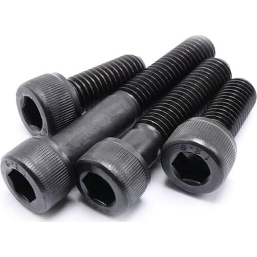 20PCS/pack M5 12.9 level Inner hexagonal screw Hex Screws Bolts Metric Thread Alloy steel M5*8/10/12/16/18/20/25/ size