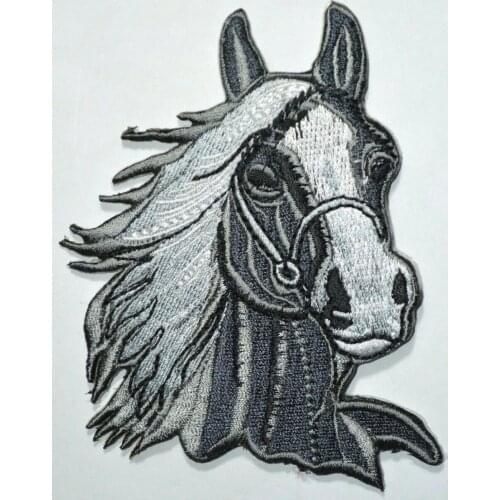 Horse Patch Embroidered Badge Iron Sew On Pony Riding Equestrian Shirt Applique