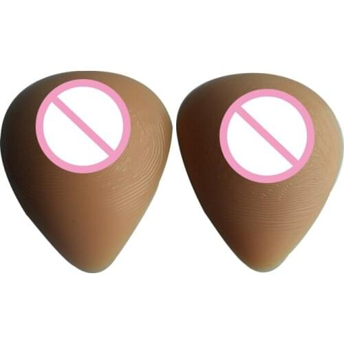 High Quality Triangle Shape Silicone Breasts Forms Artificial Boobs Realistic Touch 1200g/1400g/1600g/Pair For Crossdresser
