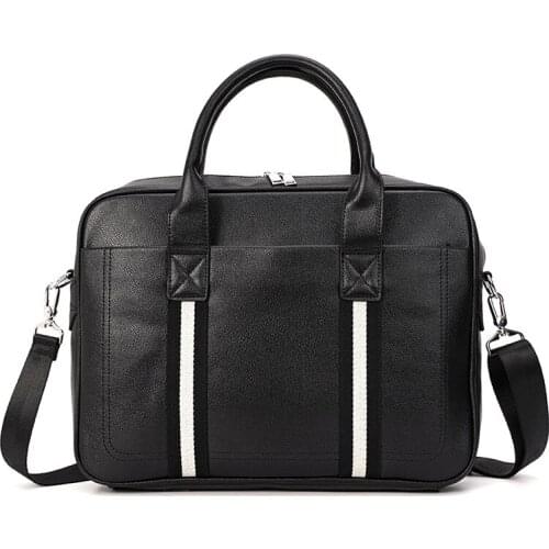 Yesetn Bag 04092021 Mens old fashion briefcase handbag business leather bag large capacity computer laptop bag