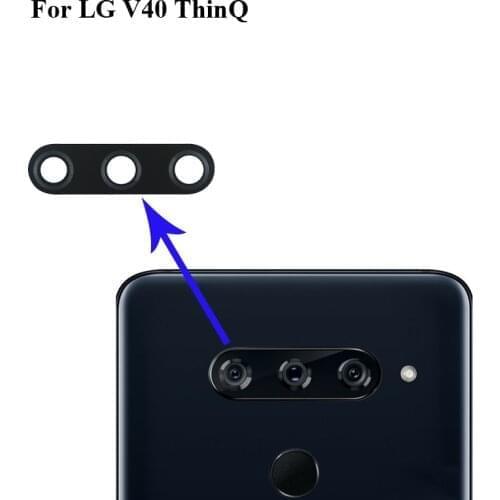 For LG V40 ThinQ Replacement Back Rear Camera Lens Glass For LG V 40 ThinQ Parts LGV40 ThinQ