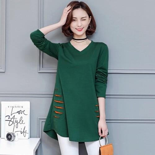 Women Blouse Maternity Long Sleeve Solid V-Neck Maternity Tops T-shirt For Pregnant Women Casual Spring Autumn Blouse Shirt