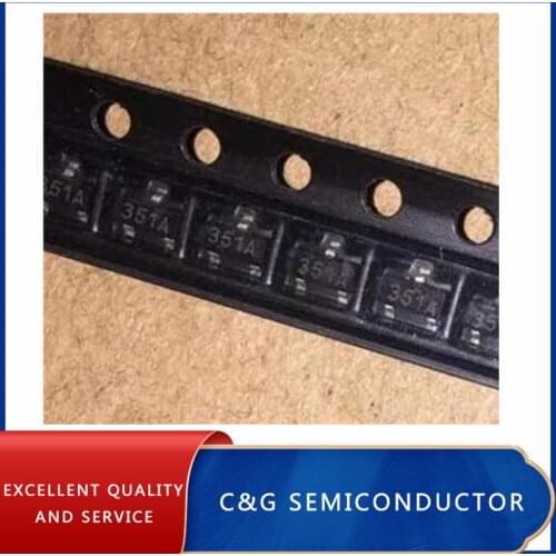 10PCS NDS351AN NDS351A MARKING 351A SOT23 transistor ZJ
