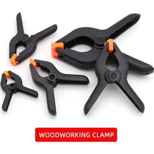 2/3/4/6/9 inch Plastic Nylon Adjustable Woodworking Spring Clamp For DIY Woodworking Spring Clip Photo Studio Background