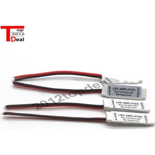 20PCS DC12V Mini RGB Led Amplifier Controller Common Anode 3Channel for SMD 3528 5050 Led Strip Lighting