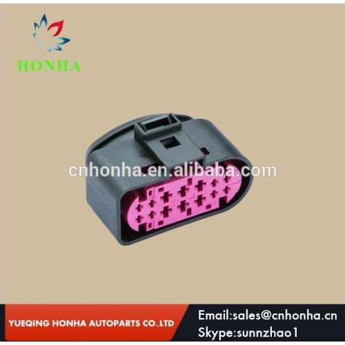 Free shipping 14 pin electrical female Auto waterproof Connector 1J0973737