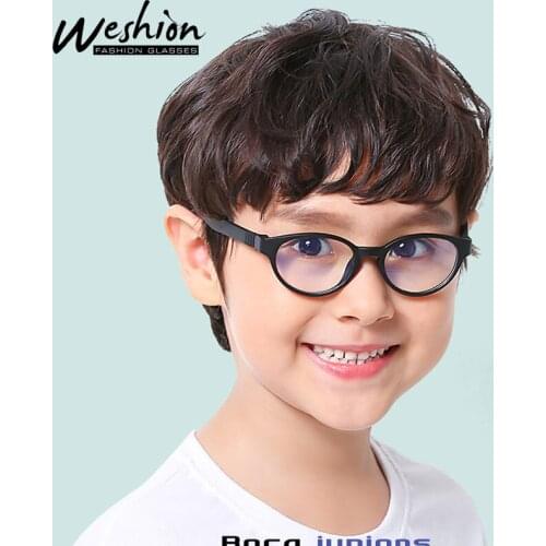 Kids Anti-blue Light Glasses Boy Girl Child Optical Frame Transparent Sun Glasses Anti Glare Computer Prescription Glasses UV400